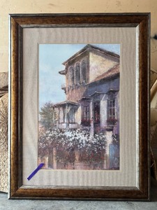 lot 141 image: Quality Large Framed Signed Artwork