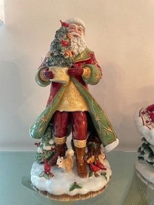 lot 316 image: LARGE High End FITZ &amp FLOYD Santa Claus Christmas Figure #1