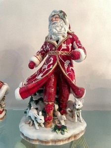 lot 317 image: LARGE High End FITZ &amp FLOYD Santa Claus Christmas Figure #2