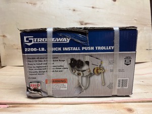 lot 5 image: Brand New - in Box Strongway Quick Install Trolley with Lift Eye, 2200-Lb. Capacity, Fits Flange Width 2-1516in.5-18in