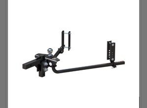 lot 13 image: New - still banded - Curt Manufacturing, TruTrack 2P Round Bar Weight Distribution w 2x Sway Control, Model# 17601 $399 Retail