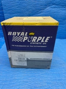lot 20 image: 6 Quarts -Royal Purple HPS 20W50 High Performance Engine Oil, 6 Quart Case $68 Retail