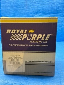 lot 33 image: Royal Purple HPS 10W40 High Performance Engine Oil, 6 Quart Case