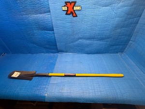lot 41 image: NUPLA Sharp Shooter Drain Spade, Heavy-Duty 14 Gauge Hollow Back Steel Blade, 48 ERGO POWER Fiberglass Handle, Model # 75.72-091