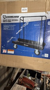 lot 45 image: Strongway Heavy Duty Drywall Dolly Cart DAMGED BOX, PARTS MAY BE MISSING. AS IS