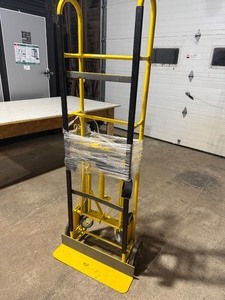 lot 47 image: Strongway Industrial Appliance Hand Truck 1200-Lb. Capacity, 2 or 4 Wheel Position, Rubber Coated Steel Frame