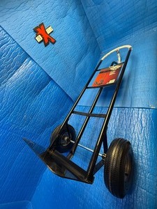 lot 50 image: Ironton Steel Pneumatic Hand Truck, 600-Lb. Capacity, 16.93in.L x 21.65in.W x 51.57in.H BRAND NEW