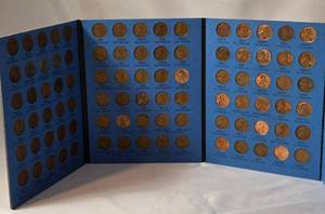 lot 39 image: Lincoln Head Cent Collection Starting 1941 - 1975  (Book is Full)