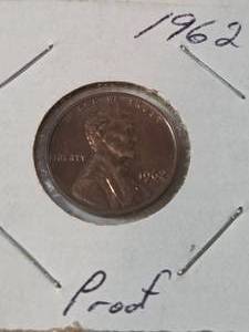lot 54 image: 1962 Penny  - Proof Mint