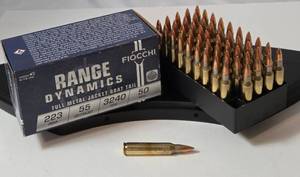 lot 92 image: FIOCCHI  REM 55 GR 50 cartridges     Full Metal Jacket