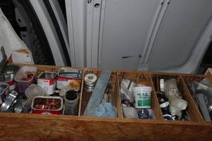 lot 313 image: Contents of Drawer - Fittings, Solder, Straps