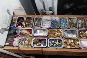 lot 315 image: Contents of Drawer - Fittings, Fasteners, Small Parts