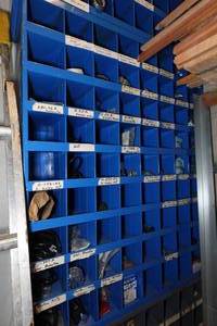 lot 291 image: Organizer with Contents - Plumbing Parts