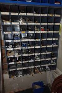 lot 292 image: Organizer with Contents - Plumbing Parts