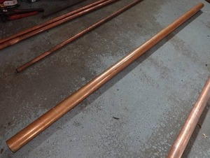 lot 351 image: 3 Type L Copper Pipe - 104 Long