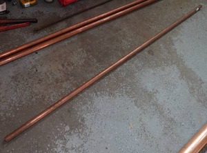 lot 353 image: 1-14 Type M Copper Pipe - 90 Long