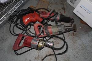 lot 288 image: BROKEN Corded Power Tools - Hilti, Milwaukee