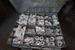 lot 275 image: Organizer Case with Contents - PVC Fittings