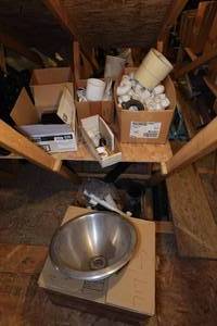 lot 717 image: PVC Fittings, 3 Sinks, Roof Cap
