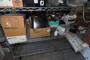 lot 415 image: Contents of Shelf - Cable Ties, Couplings, Plumbing Parts