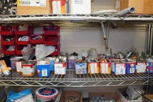 lot 246 image: Contents of Shelf - Fittings and Small Parts