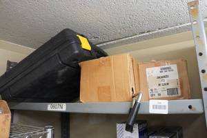 lot 250 image: Contents of Shelf - Floor Drains