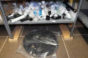 lot 259 image: Contents of Shelf - Drain Components, Pump Cover