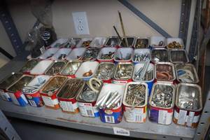 lot 262 image: Contents of Shelf - Fasteners