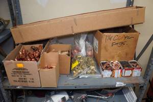 lot 263 image: Copper and Brass Fittings