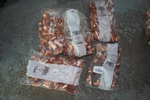 lot 398 image: 12 Copper Fittings