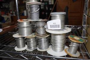 lot 422 image: Rolls of Solder