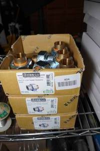 lot 404 image: Hodes 34 FIP x 34 Sweat Dielectric Unions