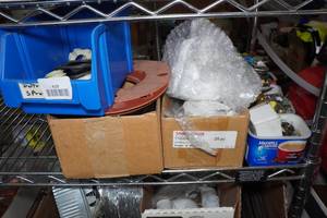 lot 419 image: Contents of Shelf - Fittings, Small Parts