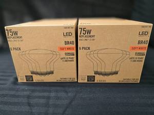 lot 14 image: (2) New 6 Packs of 75Watt Dimmable Led Bulbs (Soft White)