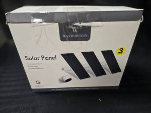 lot 53 image: 3 Pack Solar Charging Panels Compatible with Google Nest