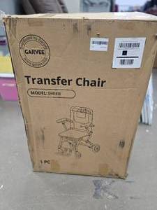 lot 57 image: New in the Box Transfer Chair, Walker Chair Combination (Blue)