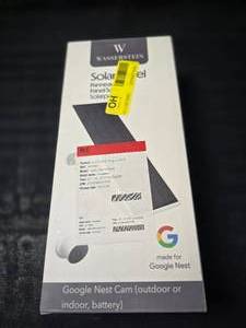 lot 60 image: Wasserstein Solar Panel Charger for Google Nest