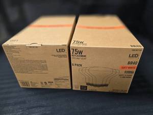 lot 68 image: (2) New 6 Packs of 75Watt Dimmable Led Bulbs (Soft White)