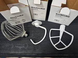 lot 83 image: (3) Kitchen Aid Mixer Attachments