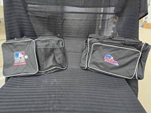 lot 85 image: (2) New MLB Duffle Bags