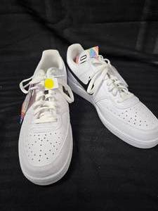 lot 132 image: New Pair of Nike Court Vision Next Nature Shoes, Size 10