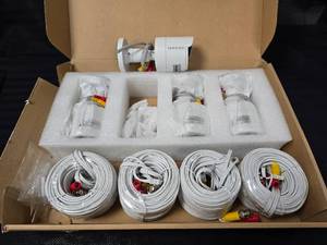 lot 136 image: New Samsung Wisenet Security Camera Kit