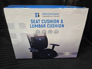 lot 139 image: Ergonomic Seat Cushion and Lumbar Cushion