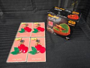 lot 155 image: Star Wars Chia Pet and (4) AirTag Key Chains