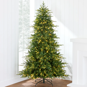 lot 109 image: 12ft. Pre-Lit Artificial Full Aspen Christmas Tree w 2-in-1 Micro LED Lights, Retail Price $949.99