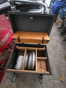 lot 197 image: Vintage WWII Military Serving Set