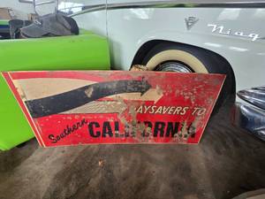 lot 198 image: (2) Vintage Signs