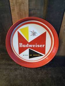 lot 27 image: Fantastic Vintage Budweiser King of Beers Beer Tray