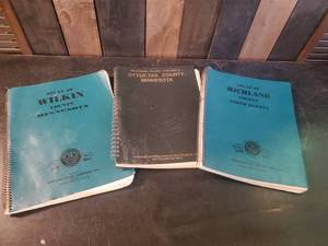 lot 33 image: Lot of 3 County Atlases  Ottertail, Wilkin, and Richland Co.