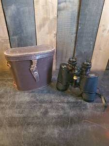 lot 38 image: Vintage Pair of Wuest Binoculars 12X50 with case